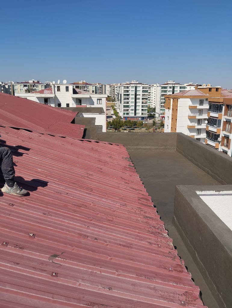 Diyarbakır’da teras yalıtım uygulaması